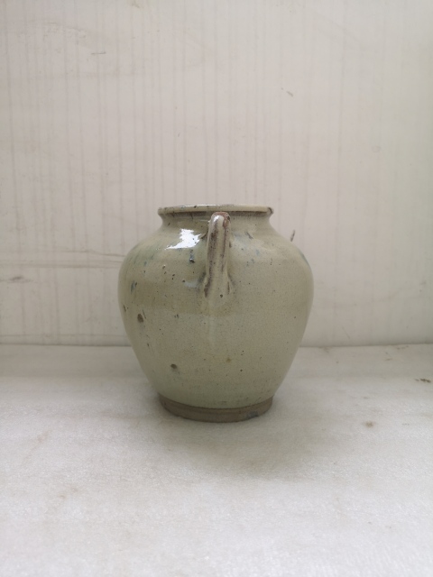 古玩陶瓷華寧窯白釉綠彩雙系罐拍賣(mài),當(dāng)前價(jià)格998元