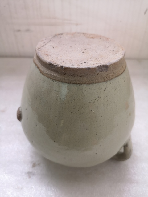 古玩陶瓷華寧窯白釉綠彩雙系罐拍賣(mài),當(dāng)前價(jià)格998元