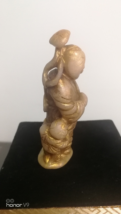 古玩玉器和田玉童子擺件拍賣,當前價格488元