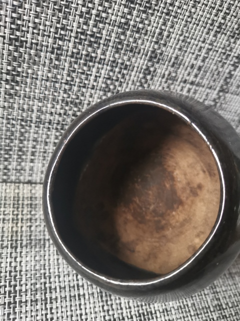 古玩陶瓷磁州窯,黑釉雞心罐一對。拍賣,當前價格1999元