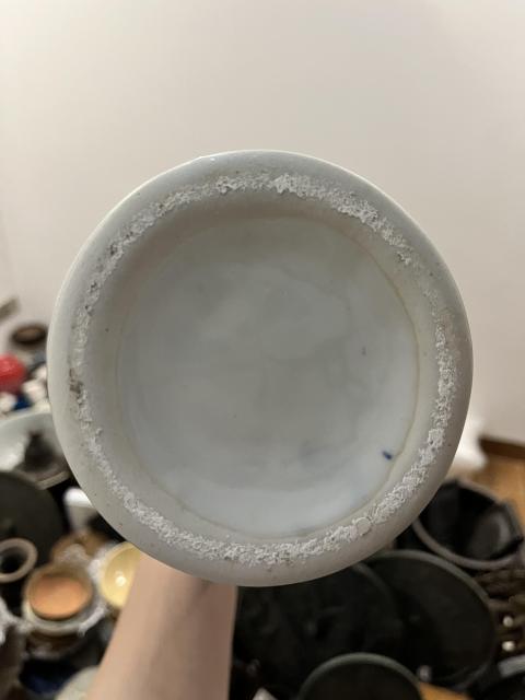 古玩陶瓷山水紋青花瓶拍賣,當前價格399元
