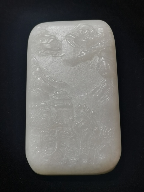 古玩玉器和田玉玉觀音牌拍賣,當(dāng)前價格888元