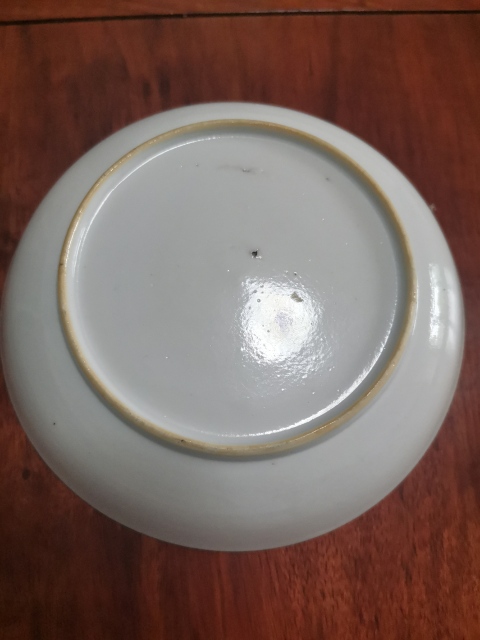 古玩陶瓷花卉紋彩繪盤拍賣,當前價格880元