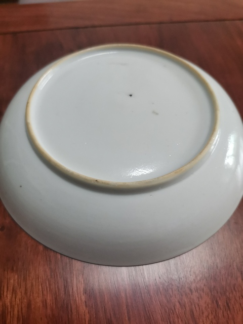 古玩陶瓷花卉紋彩繪盤拍賣,當前價格880元