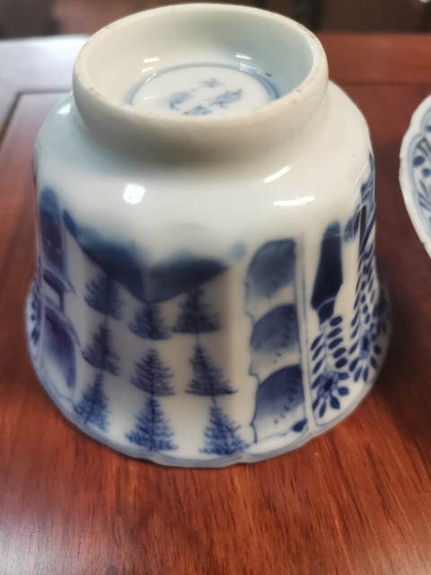 古玩陶瓷青花杯盤拍賣，當前價格1500元