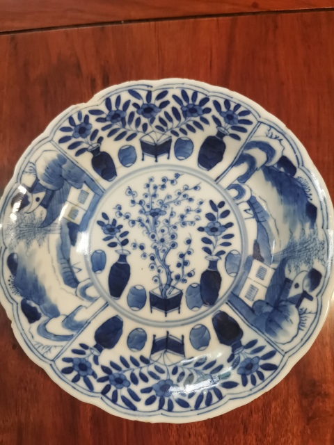 古玩陶瓷青花杯盤拍賣，當前價格1500元