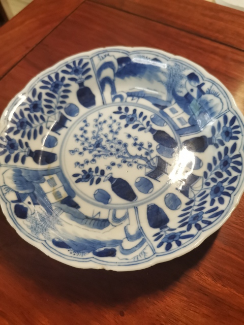 古玩陶瓷青花杯盤拍賣，當前價格1500元