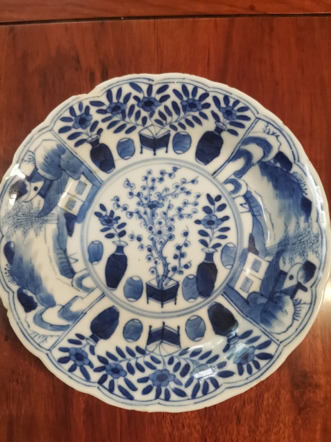 古玩陶瓷青花杯盤拍賣，當前價格1500元