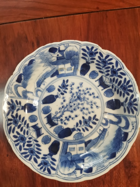古玩陶瓷青花杯盤拍賣，當前價格1500元