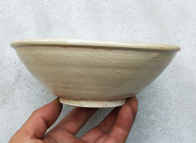 古玩陶瓷宋代白釉碗拍賣,當前價格188元