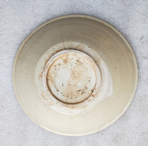 古玩陶瓷宋代白釉碗拍賣,當前價格188元