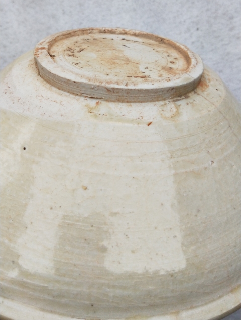 古玩陶瓷宋代白釉碗拍賣,當前價格188元