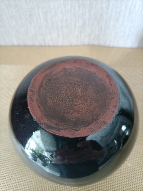 古玩陶瓷放漏 烏金釉圍棋罐拍賣,當前價格980元
