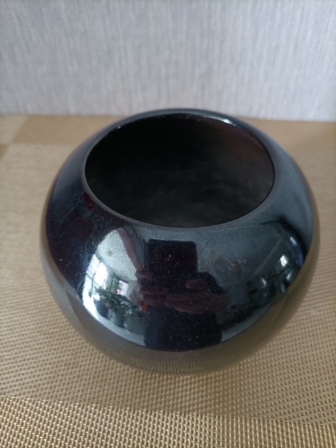 古玩陶瓷放漏 烏金釉圍棋罐拍賣,當前價格980元