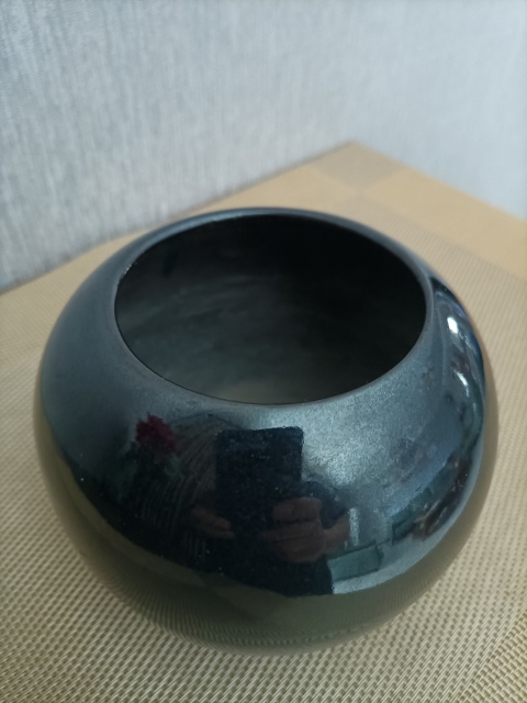 古玩陶瓷放漏 烏金釉圍棋罐拍賣,當前價格980元