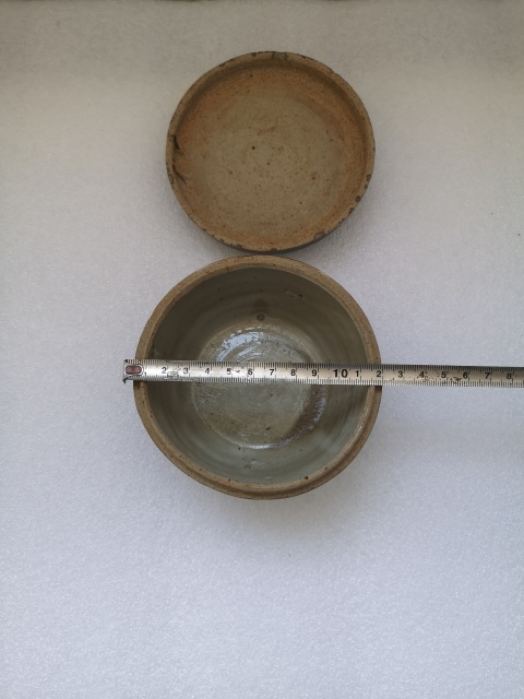古玩陶瓷磁州窯紫金釉蓋罐拍賣,當前價格850元