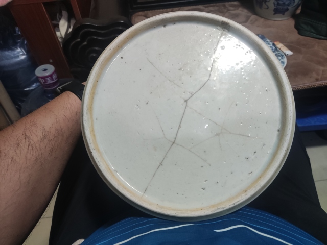古玩陶瓷清代雍正青花鳳眼花卉紋將軍罐拍賣,當前價格3988元