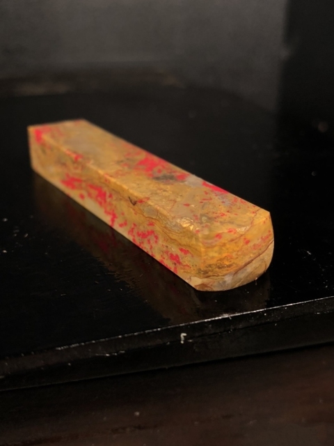 古玩玉器天然軟底昌化雞血石章料拍賣,當前價格299元