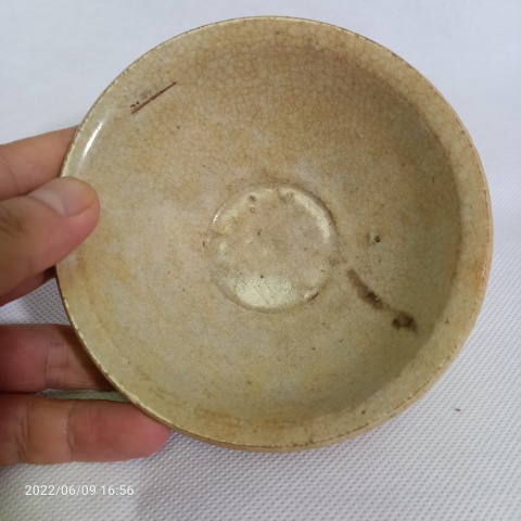 古玩陶瓷老窯元代青白釉碗拍賣,當前價格199元