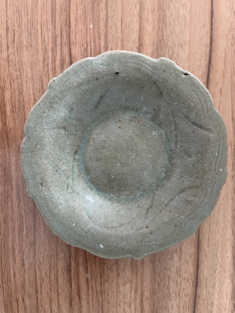 古玩陶瓷龍泉青釉劃花洗(已保真)拍賣,當前價格1800元