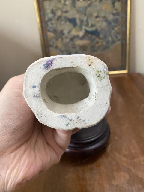 古玩陶瓷呂洞賓粉彩塑像 民國拍賣，當前價格1680元