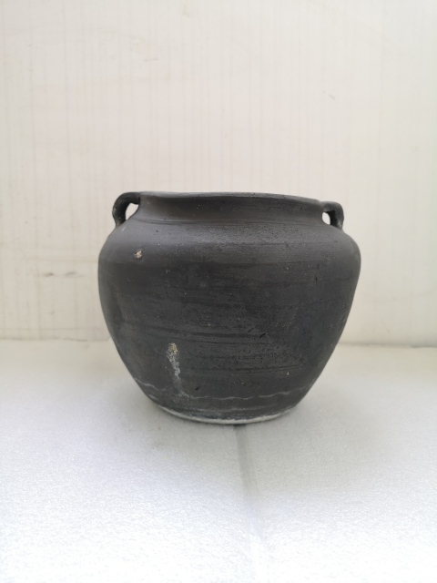 古玩陶瓷黑陶雙系罐拍賣,當(dāng)前價格450元