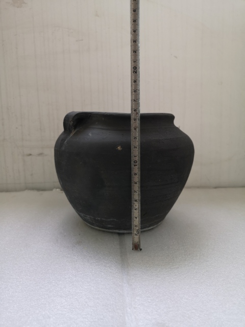 古玩陶瓷黑陶雙系罐拍賣,當(dāng)前價格450元