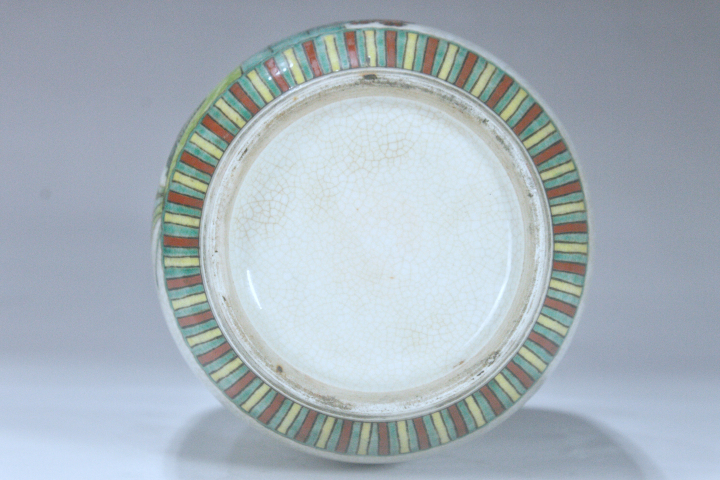 古玩陶瓷民國·哥釉五彩富貴呈祥燈籠瓶拍賣，當前價格3999元