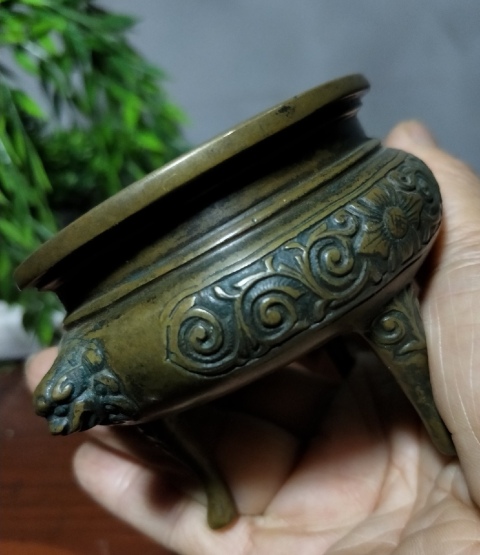 古玩銅器爐子拍賣,當前價格1999元