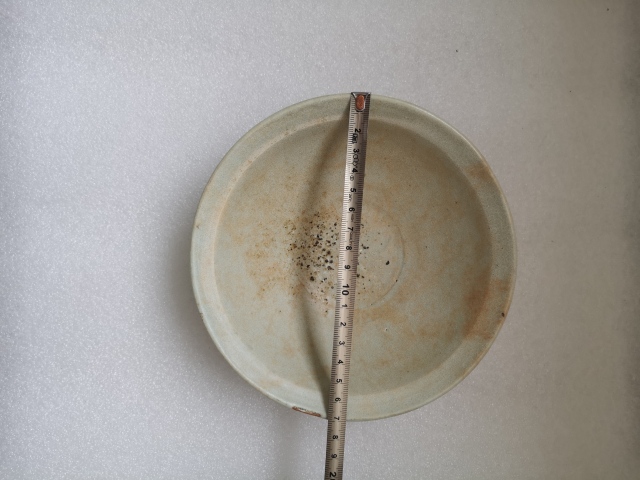 古玩陶瓷景德鎮窯系青白釉刻仰蓮紋斗笠碗拍賣,當前價格750元