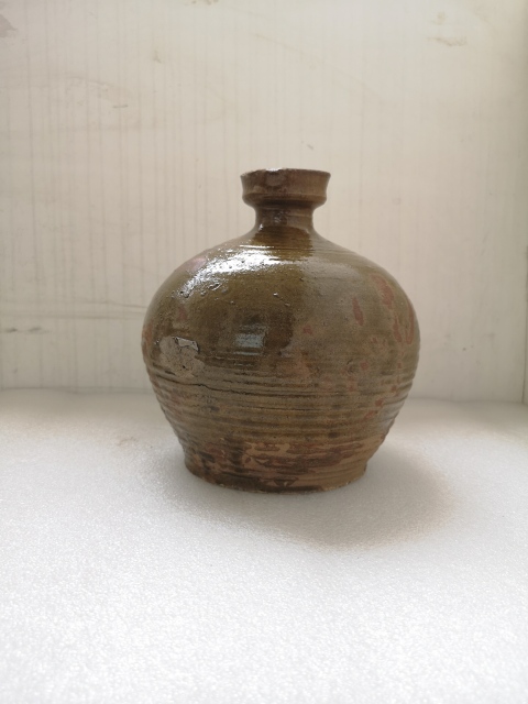 古玩陶瓷福建窯口青釉花澆拍賣，當前價格680元