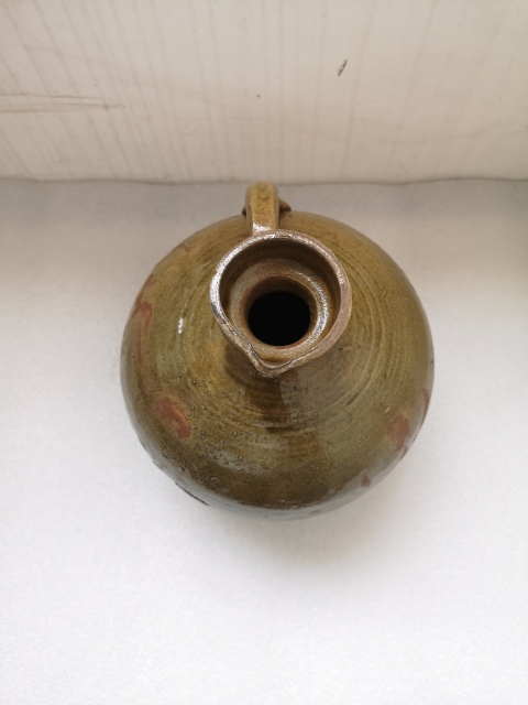 古玩陶瓷福建窯口青釉花澆拍賣，當前價格680元