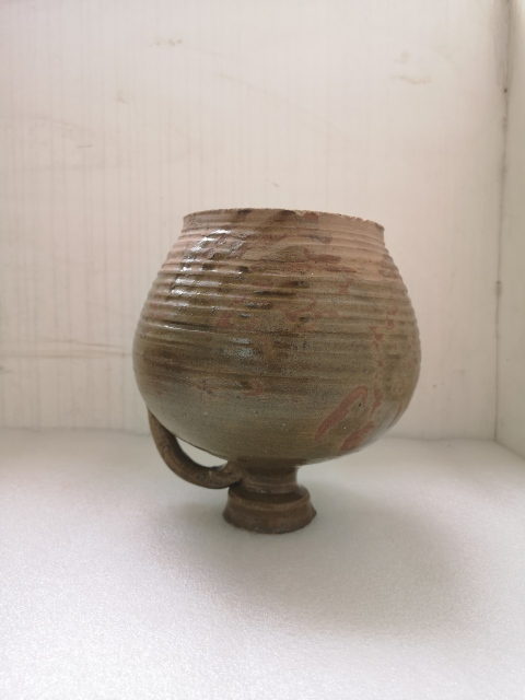 古玩陶瓷福建窯口青釉花澆拍賣，當前價格680元