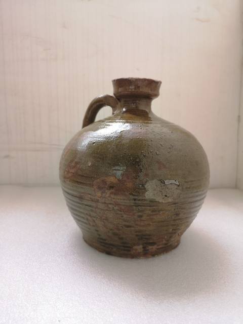 古玩陶瓷福建窯口青釉花澆拍賣，當前價格680元