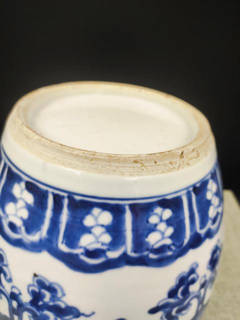 古玩陶瓷康熙花間壽太白罐拍賣，當(dāng)前價(jià)格26800元
