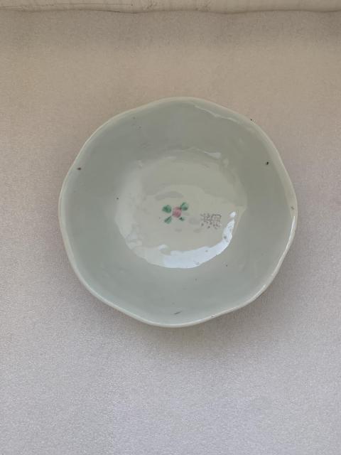 古玩陶瓷粉彩花鳥紋葵口碗拍賣，當前價格298元