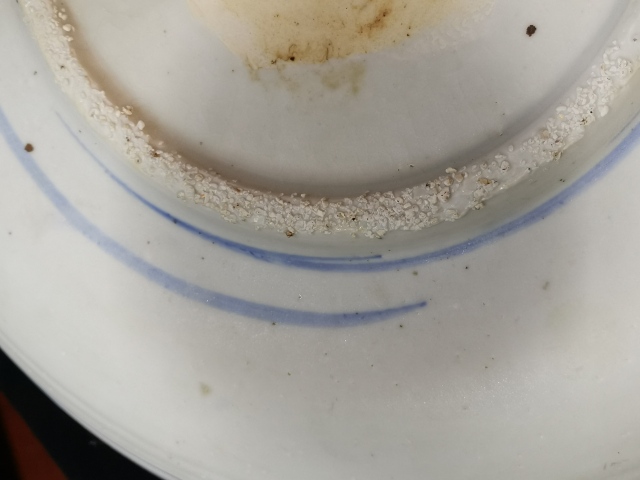 古玩陶瓷明代青花鳳凰牡丹紋盤拍賣,當前價格26000元