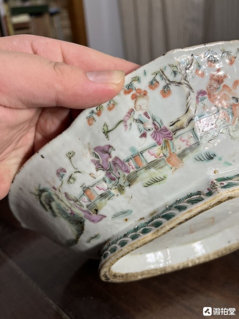古玩陶瓷清同治粉彩十二花神圖貢碗拍賣，當前價格6900元