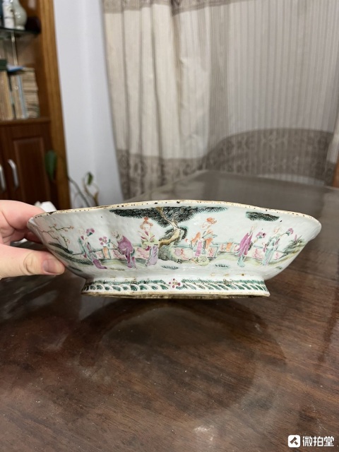 古玩陶瓷清同治粉彩十二花神圖貢碗拍賣，當前價格6900元