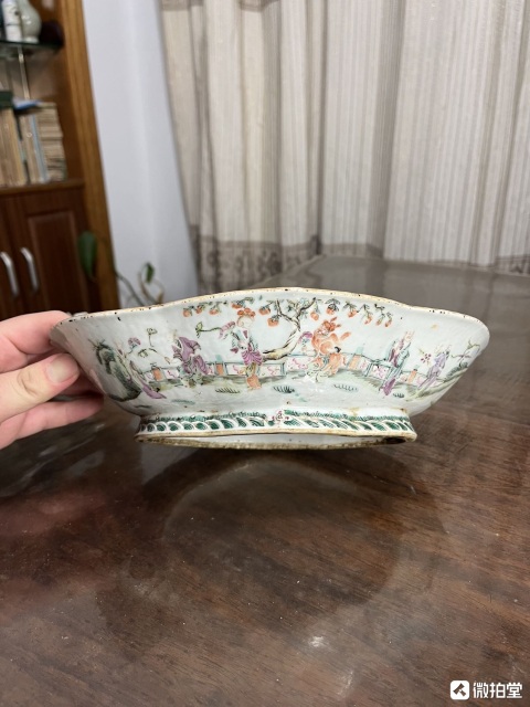 古玩陶瓷清同治粉彩十二花神圖貢碗拍賣，當前價格6900元