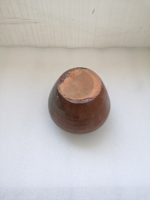 古玩陶瓷紅陶黃釉罐拍賣，當(dāng)前價(jià)格680元
