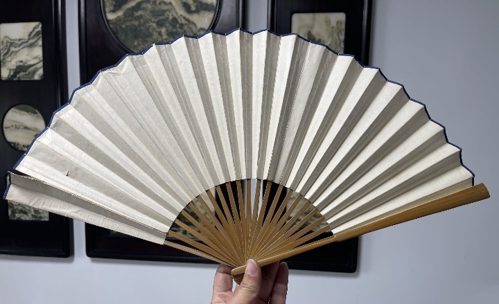 古玩雜項折扇書法拍賣,當前價格220元