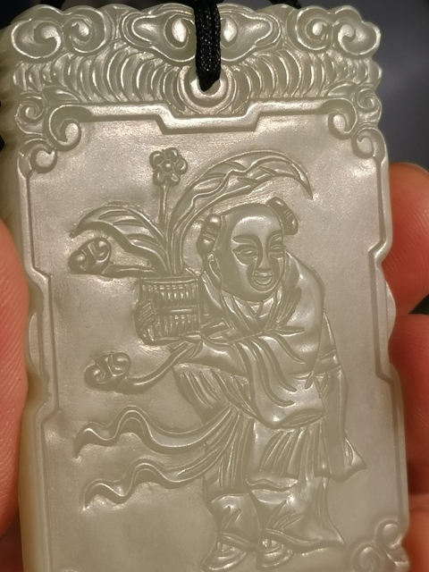 古玩玉器和田玉籽料玉掛件拍賣,當(dāng)前價(jià)格33333元