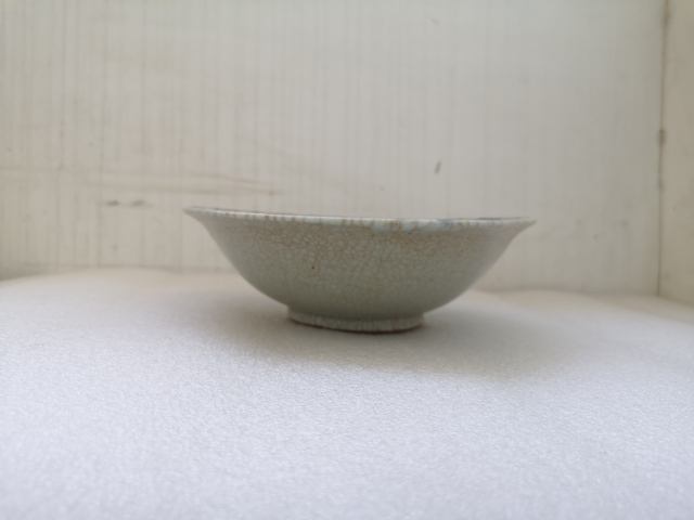 古玩陶瓷磁州窯哥釉青花花卉紋碗拍賣,當前價格398元