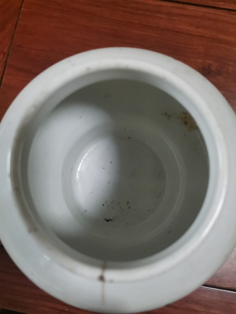 古玩陶瓷花卉紋彩繪將軍罐拍賣，當(dāng)前價(jià)格560元