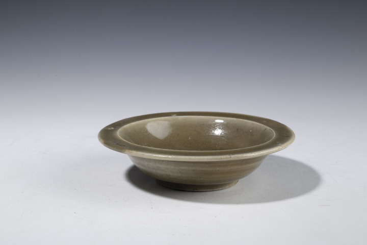 古玩陶瓷元?龍泉雙魚折沿洗拍賣，當前價格550元