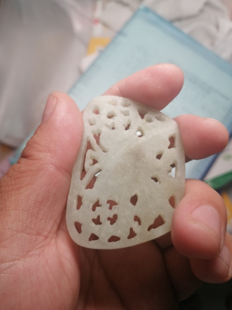古玩玉器清蝴蝶佩拍賣，當前價格3888元