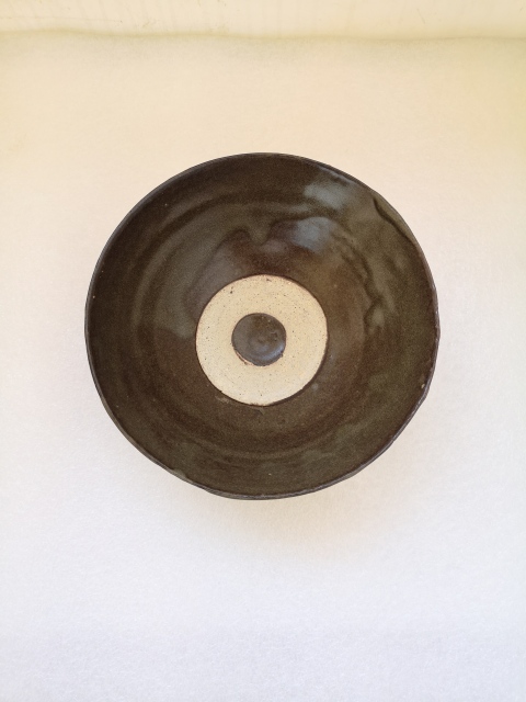 古玩陶瓷磁州窯茶葉末釉斗笠碗拍賣，當前價格580元