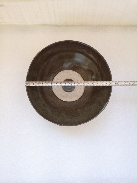 古玩陶瓷磁州窯茶葉末釉斗笠碗拍賣，當前價格580元