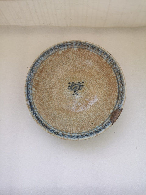 古玩陶瓷哥釉青花花卉紋碗拍賣(mài),當(dāng)前價(jià)格450元